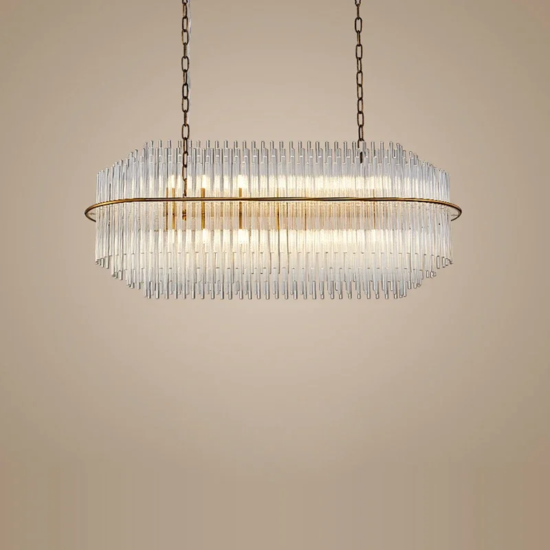 

Round Oval Gold Silver Chrome Crystal Designer LED Chandelier Lighting Lustre Suspension Luminaire Lampen For Foyer Dinning Room