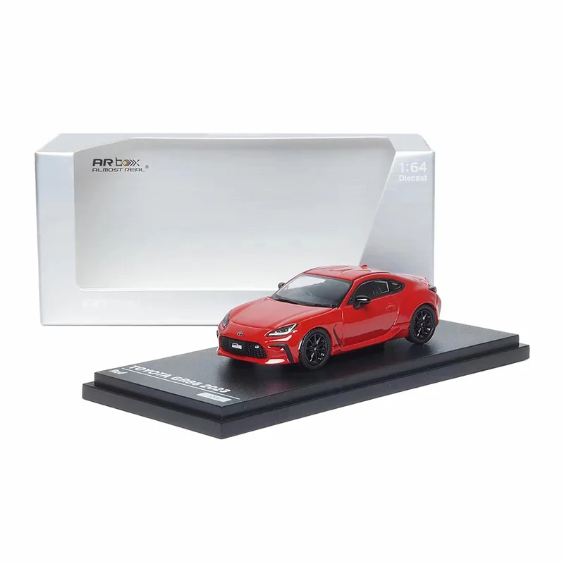 AR box 1:64 Toyota GR86 86 SUBARU BRZ 23 نموذج سيارة مصنوع من خليط معدني مصبوب، لعبة هدية لمهرجان الصبي، زخرفة قابلة للجمع للبالغين.