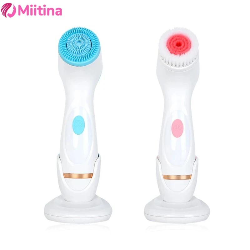 New electric silicone facial cleanser for home use, multifunctional pore cleaner, rechargeable, portable, waterproof