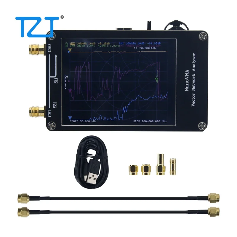 TZT 50KHz-3GHz/900MHz 4/2.8/3.2 In Screen Vector Network Analyzer