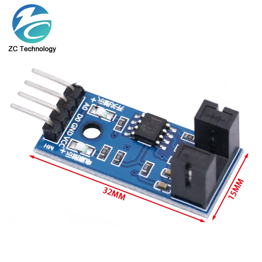 1/5/10PCS speed sensor Tacho sensor Slot-type Optocoupler Tacho-generator Counter Module for Arduino for Raspberry pi