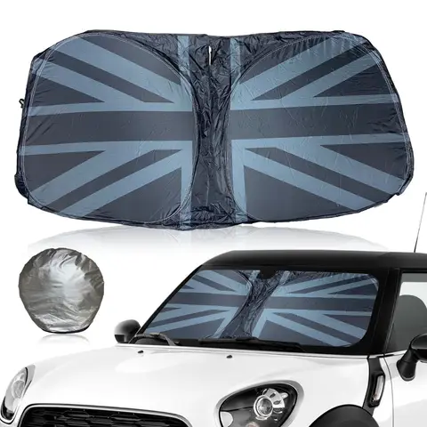 Bilens framruta solskyddsskydd UV-reflektor för Mini Cooper One R50 R53 R56 R60 F55 F56 R58 R59 vindrutesolskydd 10 best sales mini-r58 - №10