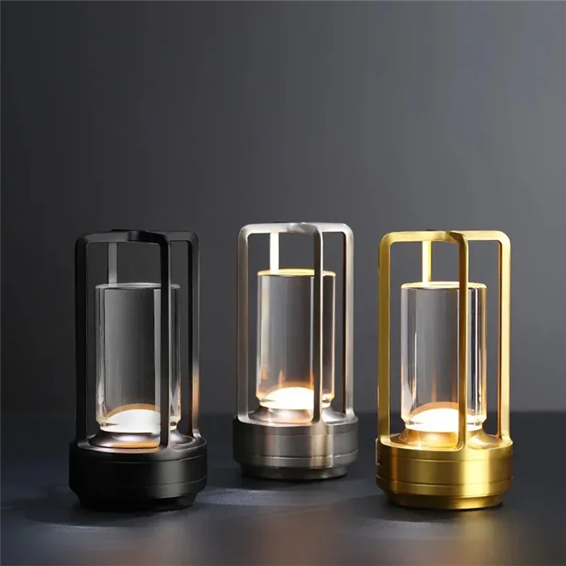 

Настольная лампа ABRE-LED, перезаряжаемый ночник, защита глаз для спальни, прикроватная лампа Advanced Sense, портативная лампа для кемпинга