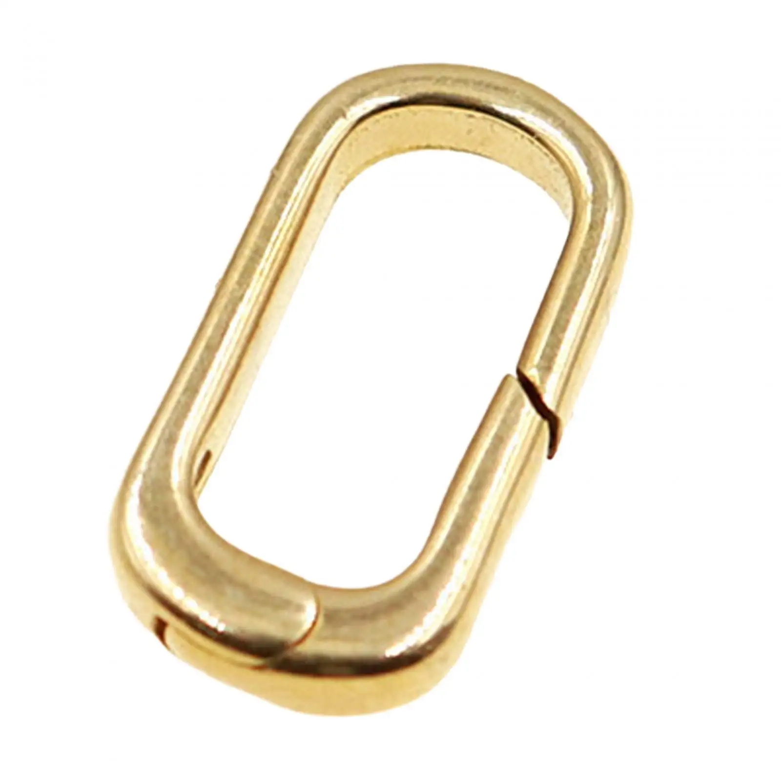 Gold Snap Push Oval Connector Lock Clasp for Jewelry Making Supplies Lobster Clasp DIY Necklace Bracelet Pendant Charm Holder