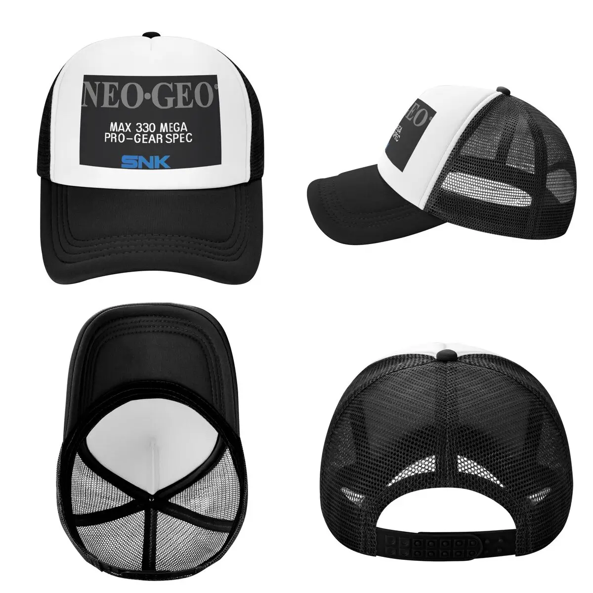 Neo Geo Logo Neogeo Arcade Cap Casual Mesh Baseball Caps Adjustable Hat Hip Hop Summer Unisex Baseball Hats