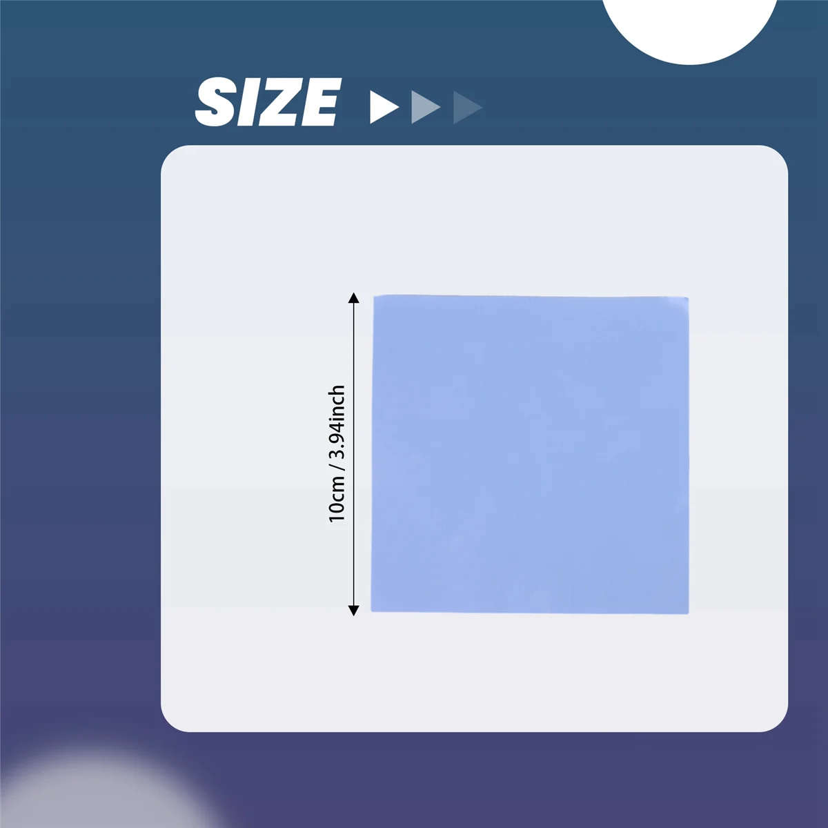 GPU CPU Heatsink Cooling Conductive Silicone Pad 100mmx100mmx1mm Thermal Pad High Quality