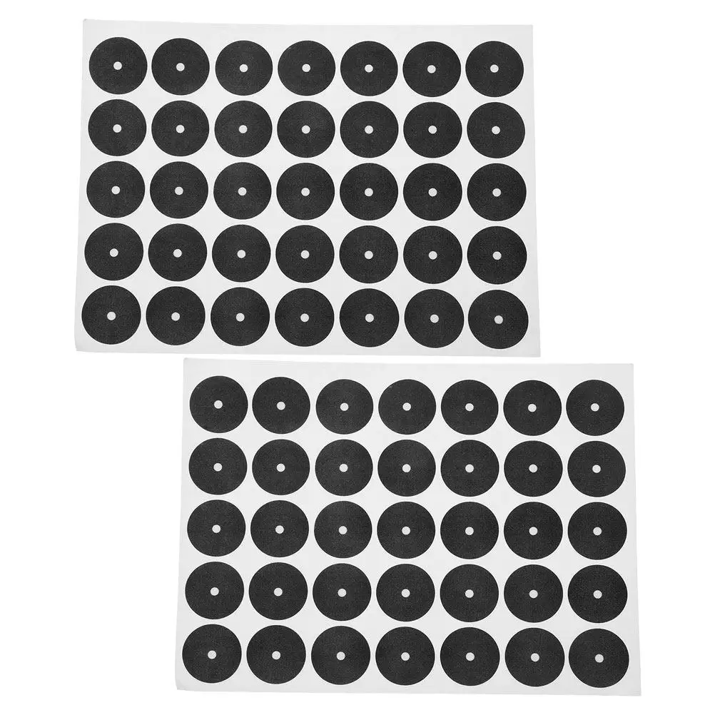 

2 Sheets Pool Table Marker Dots Billiard Sticker Kit Snooker Tablecloth Mending Patches Easy Apply Accurate Cue Ball Positioning