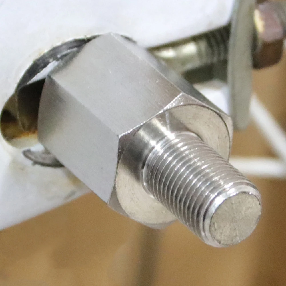 Bicycle Axle Adapter Stainless Steel Bicycle Trailer Clutch Adapter Adjustable Easy Installation Baby Pet Bike Trailer Accessory