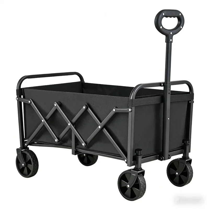 

Складная тележка для кемпинга и сада, портативная, разборная, малогабаритная, легкая, с большой вместимостью, для пикника