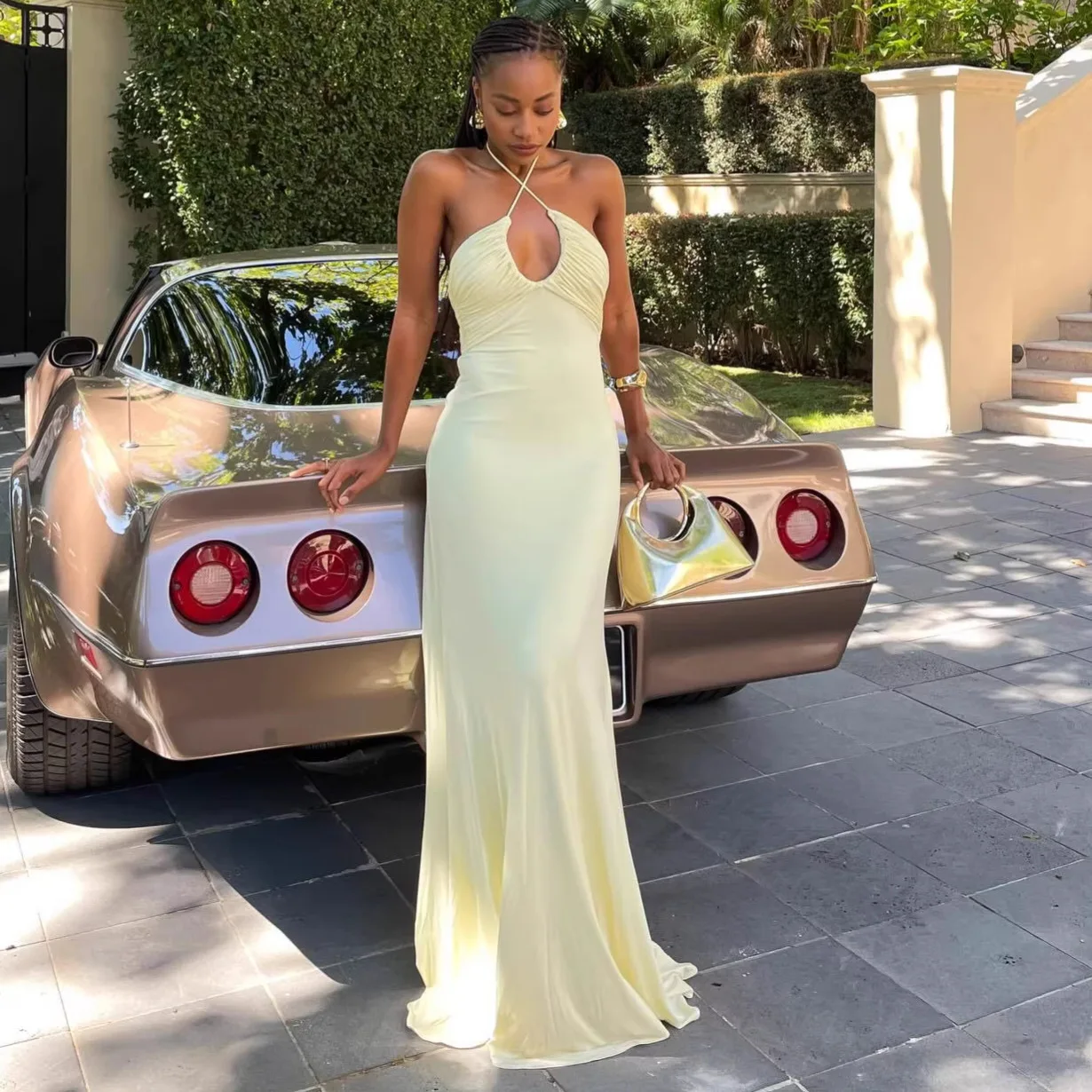 white boho maxi dress Sweet Embrace Maxi Dress White / S main image 1