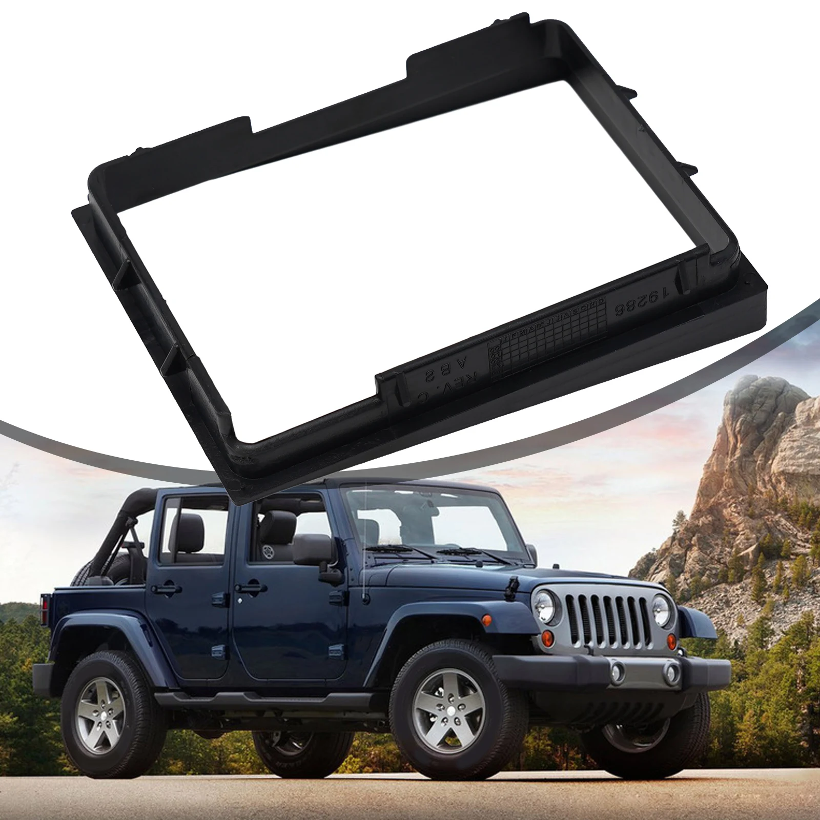 

Manual Transmission Gear Shift Lever Boot Bezel For Wrangler TJ For Cherokee XJ High Quality Hot Sale Shift Dust Cover Frame