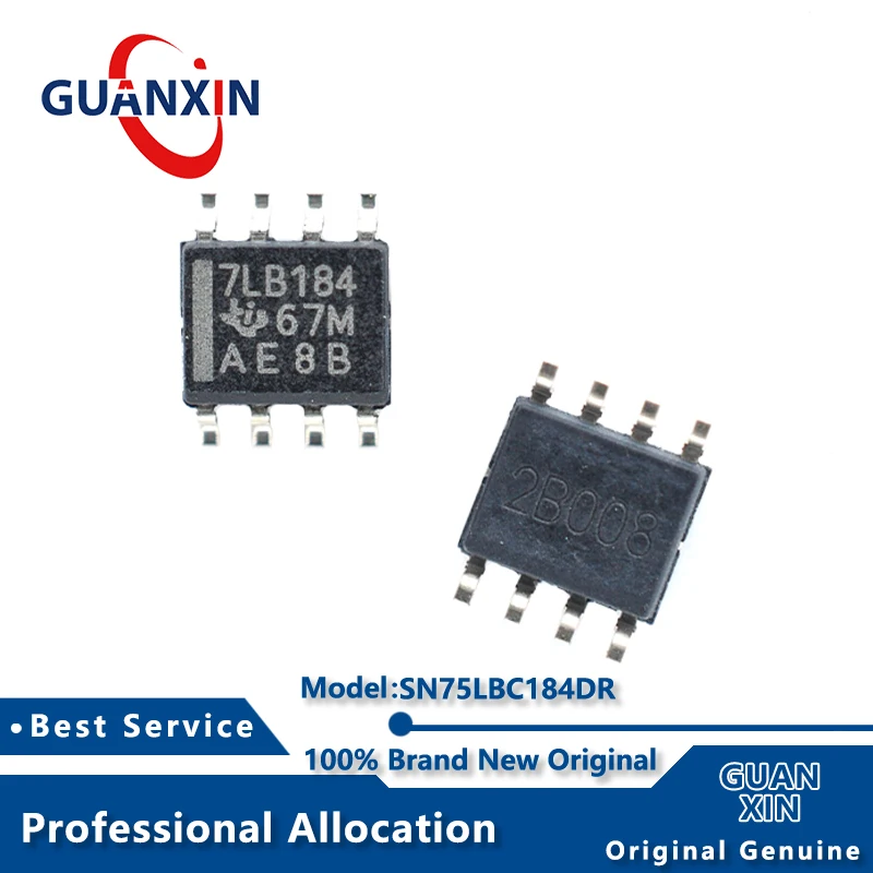 100% Nouveau SN75LBC184DR SN75LBC184D Marquage SOIC-8 7LB184 SN75LBC184