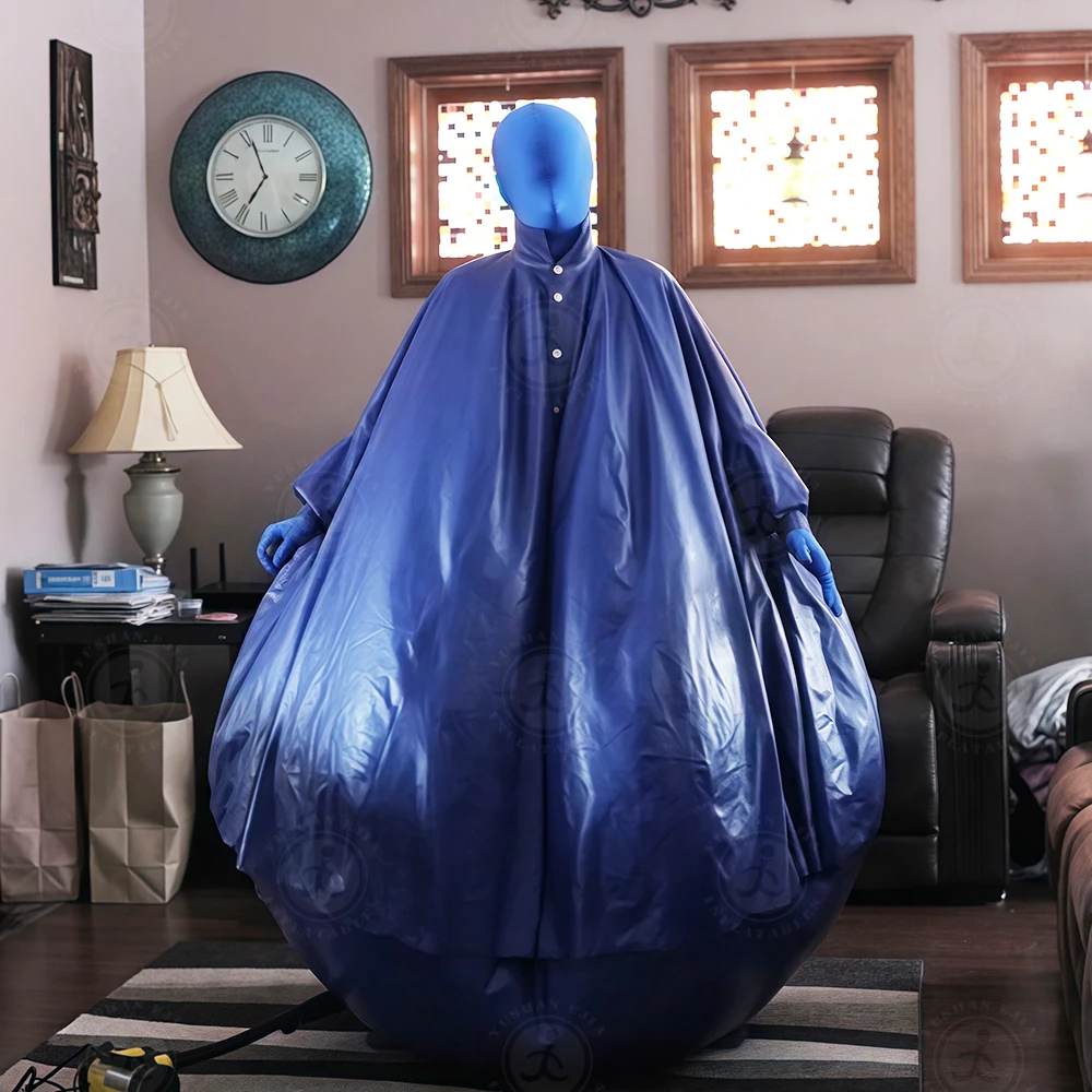 New Design Customized Inflatable Double Layer Pvc Suit Inflatable Ball Game Suit Blueberry Suit for Events