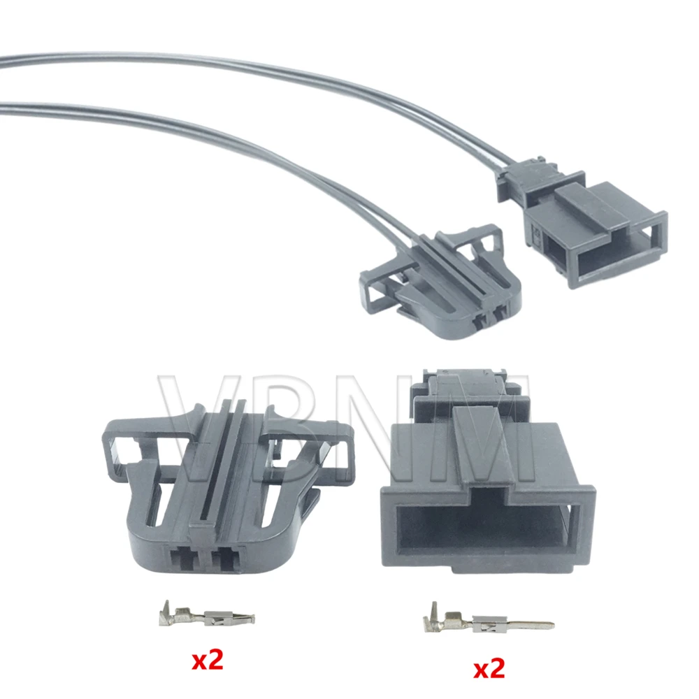 2 Pin 3B0972712 3B0972702 1.5 mm Automobile Tweeter Connector Trunk Lights Horn Sensor Plug Socket For Volkswagen