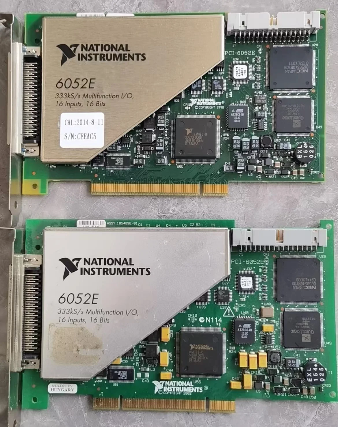 

новые National Instruments PCI-6052E NI Карта DAQ Аналоговый вход 16-битный,
