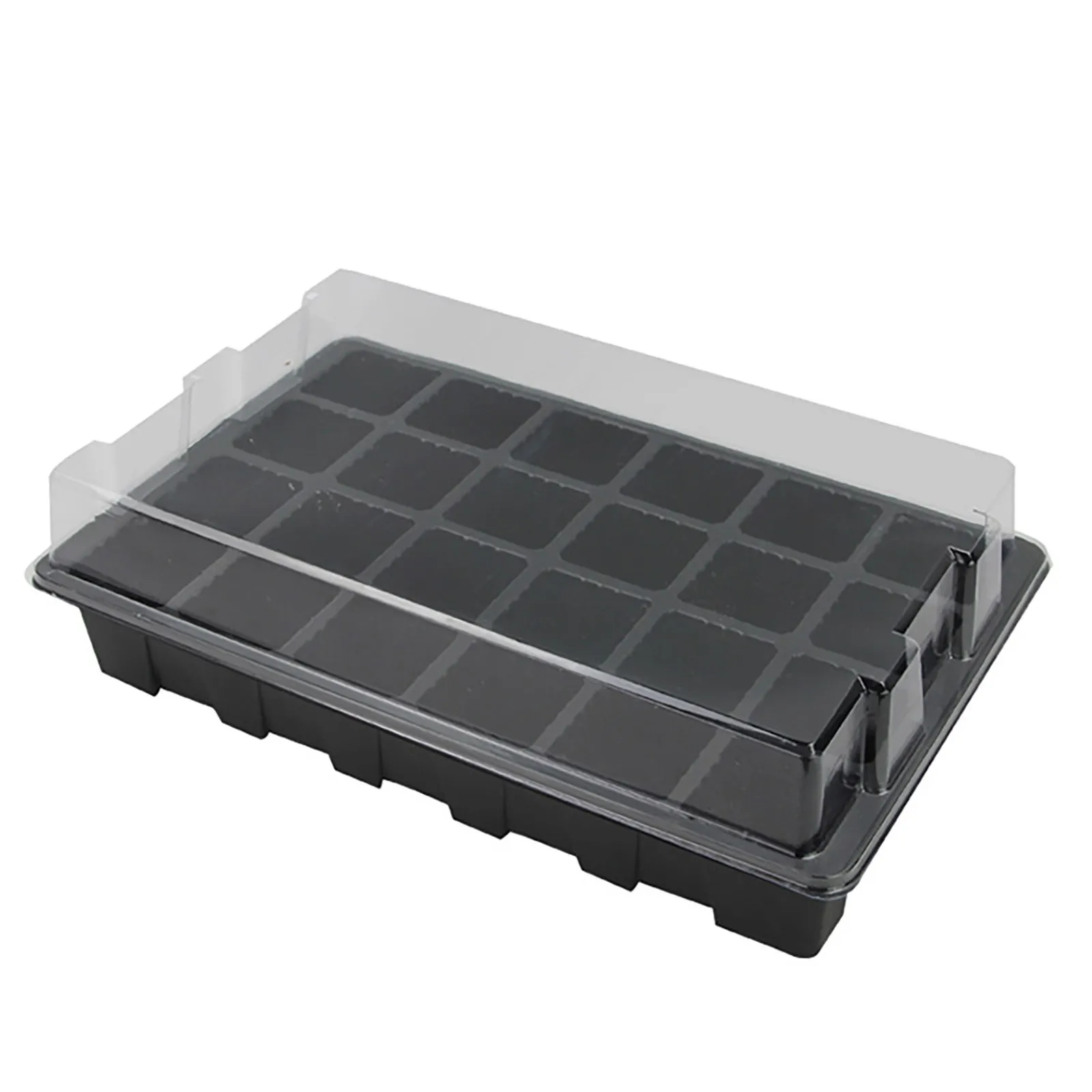 24 Hole Plant Seed Grows Box Nursery Seedling  Garden Yard Tray Hot