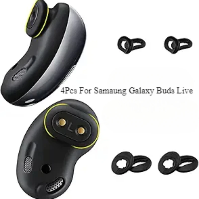 2 пары L/S размеров для Samaung Galaxy Buds Live, противоскользящий силиконовый чехол для наушников, подходит для беспроводных наушников Samsung