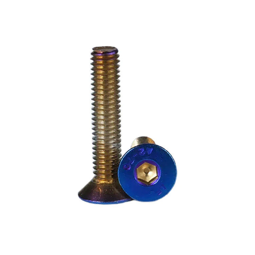 M3 M4 M5 M6 A2 Stainless Countersunk Csk Socket Screw Allen Key Bolts Screws Allen Socket Bolts Pvd Vacuum Coated High Tensile