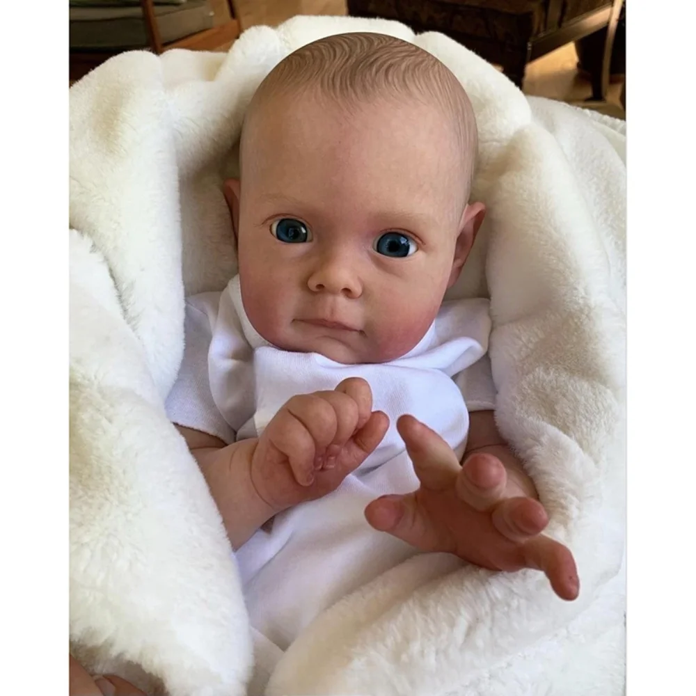 60cm Reborn Dolls Maggie Sweet Girl Already Painted Soft Cuddly Baby Dolls 3D Skin with Visible Veins Bebe Reborn Girls Toys