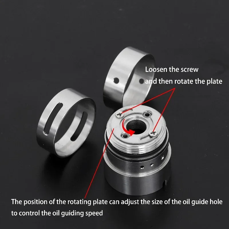 YFTK AFC V2 E-Vapor Fev V4.5S + V4.5 RTA MTL SS 316 10 Vape Ecig atomizer tank for coils & atomizers - gallery image 3