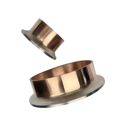HOOLOO Sanitary Accessories Supply Tri-clamp Ferrule Flange SS304 And C10000 Red Copper Thickened Material