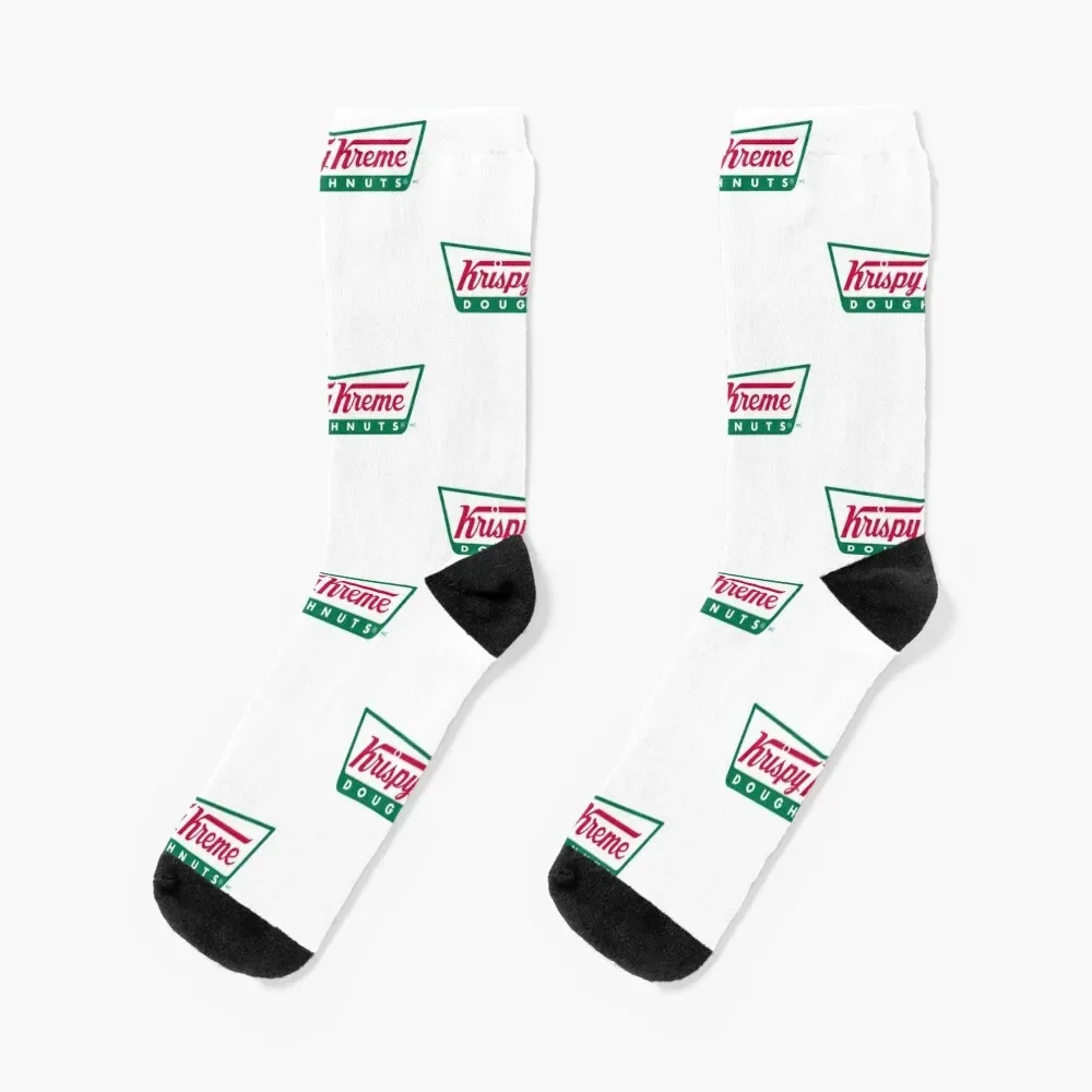 

Krispy Kreme Socks Climbing compression floral retro Boy Socks Women's