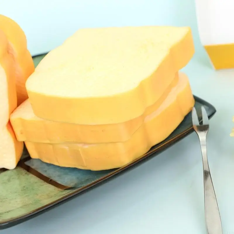 Torrada lenta Squeeze Squeeze Hamburger Biscoito Alívio do estresse para adultos e crianças P31B