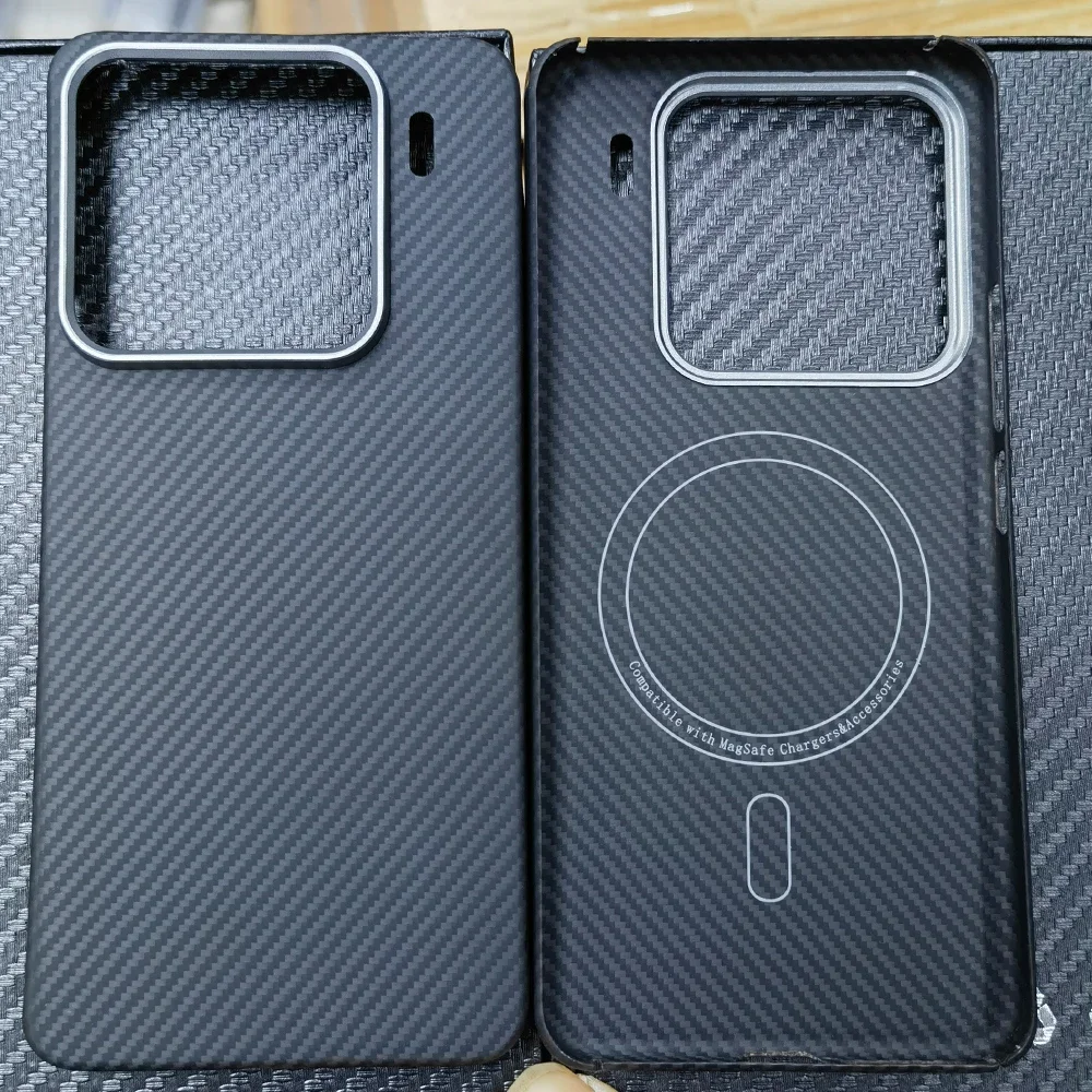 

Для Magsafe, арамидный чехол из углеродного волокна для Xiaomi 15 Pro/Xiaomi 15, чехол с магнитными магнитами