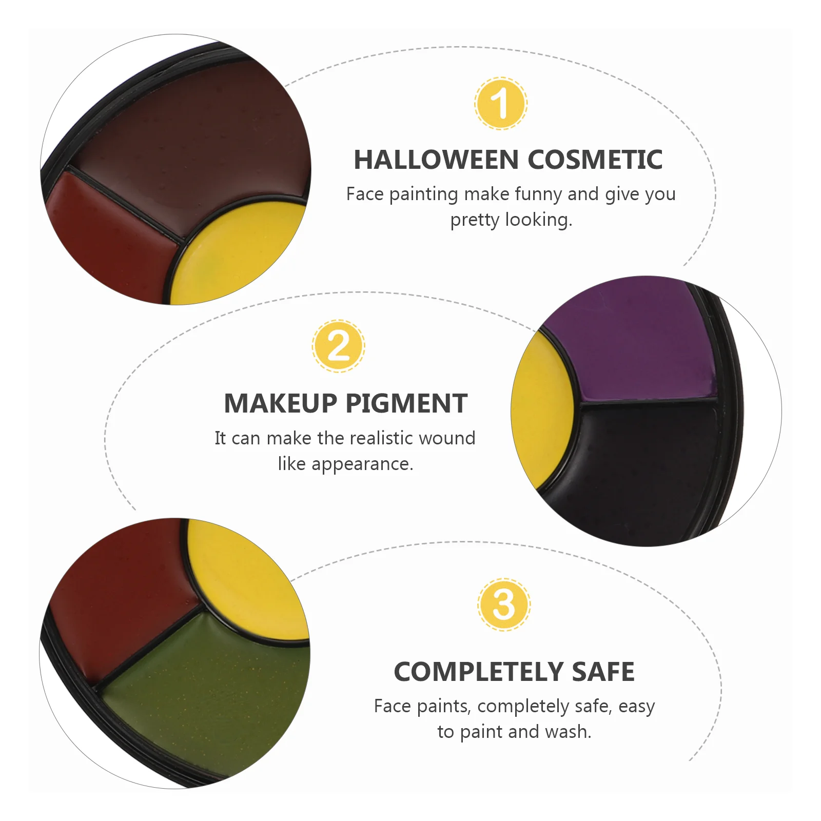 Makeup FaceOil Face Oil Face Halloween Body Painting Body Kit Bruise Stippleblood Scab Coagulated Oilcostume Wound Scar Molding