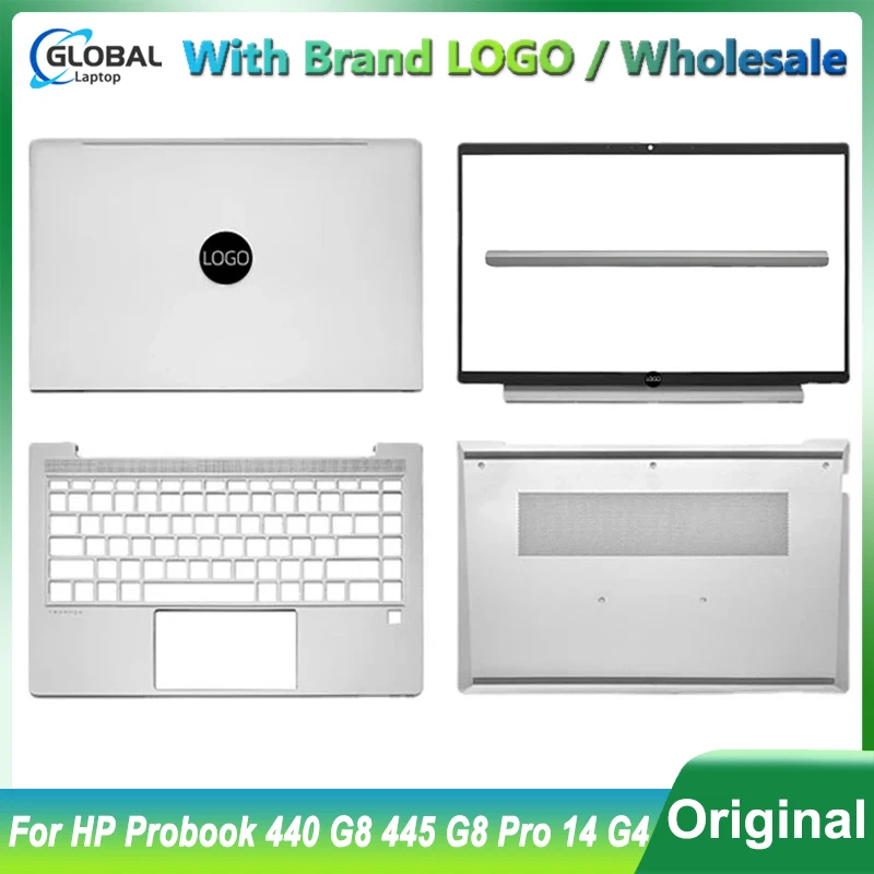 Imagem -01 - Laptop Case para hp Probook Tampa Traseira Moldura Frontal Caixa Inferior Palmrest Superior Superior Inferior Habitação 440 g8 445 g8 Pro 14 g4 Novo laptop case para hp probook tampa traseira moldura frontal caixa inferior palmrest superior superior inferior habitacao 440 g8 445 g8 pro 14 g4 novo 01