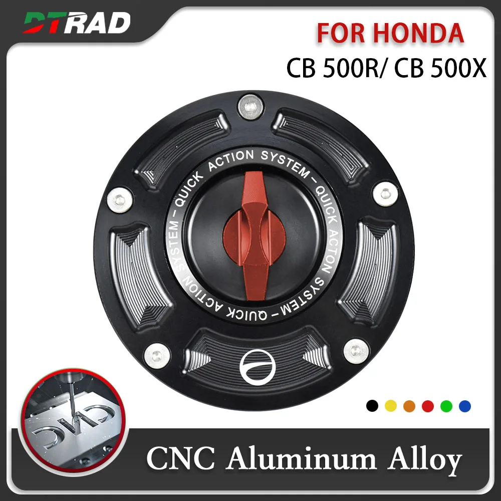 

For HONDA CB 500R/ CB 500X 2016-2020 CB 500F CB 650F Fuel Gas Tank Cap Cover CNC Aluminum Keyless Motorcycle Accessories