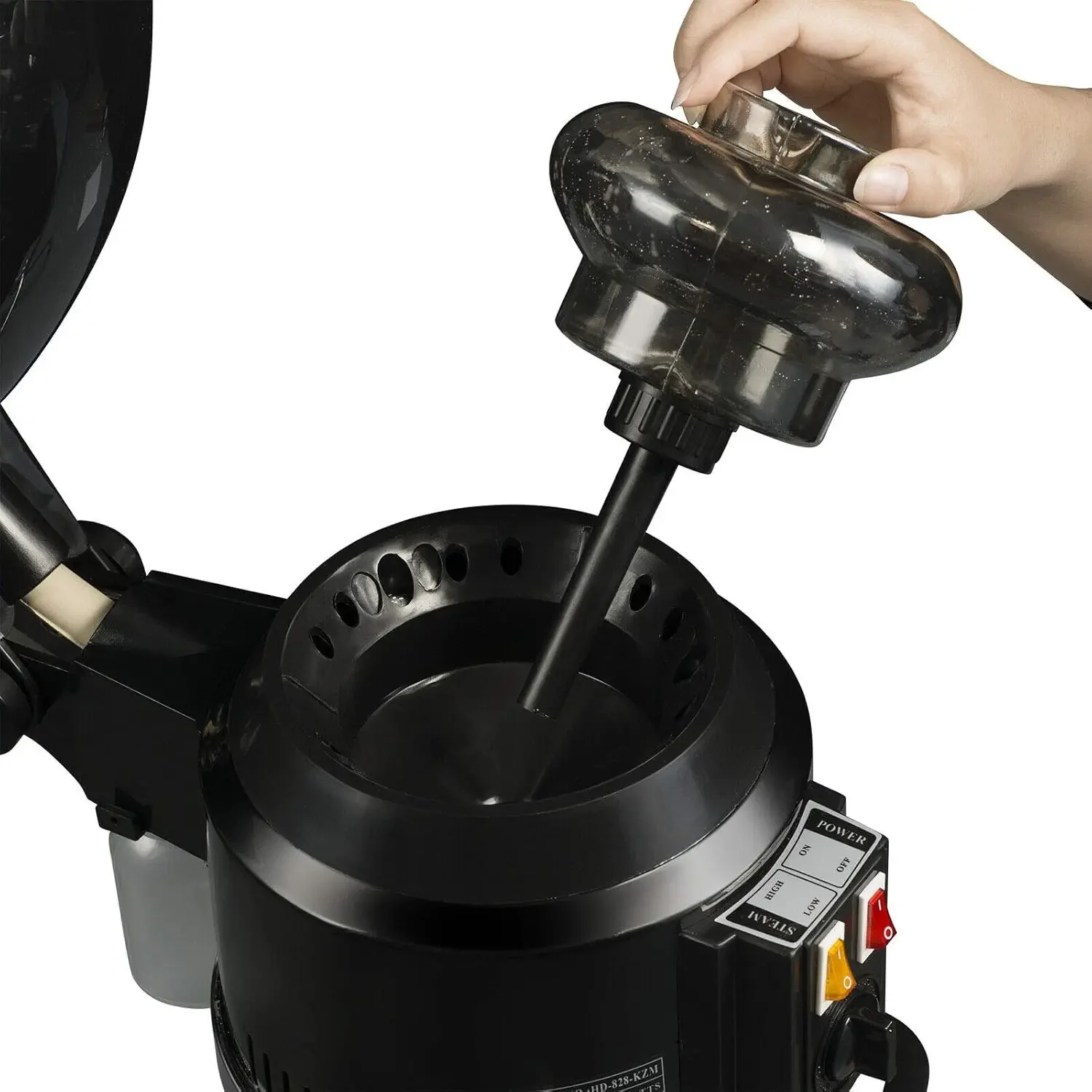 Vaporizador de pelo profesional manual, capó para cuidado de peluquería, procesador de color, salón de belleza