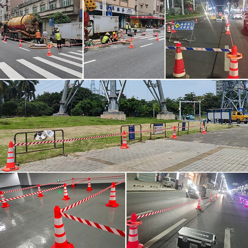 접이식 고광택 반사 교통 콘, 격리 경고 벨트가 있는 - Road Traffic Cone 리뷰 및 가격