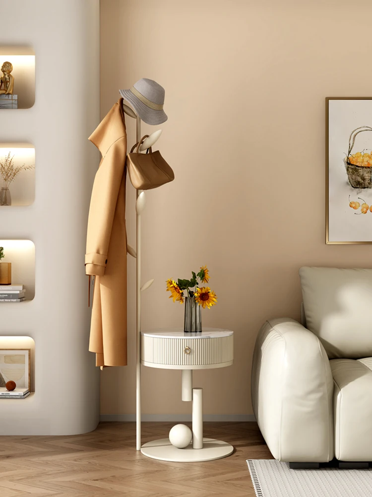 Cream wind clothes hanger integrated 2023 new bedroom with high sense of simplicity, modern simplicity and luxury.