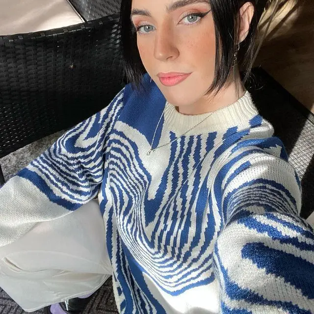 

Модный городской свободный молодежный повседневный модный свитер с длинными рукавами в британском стиле, жаккардовый пуловер, вязаный пуловер контрастного цвета