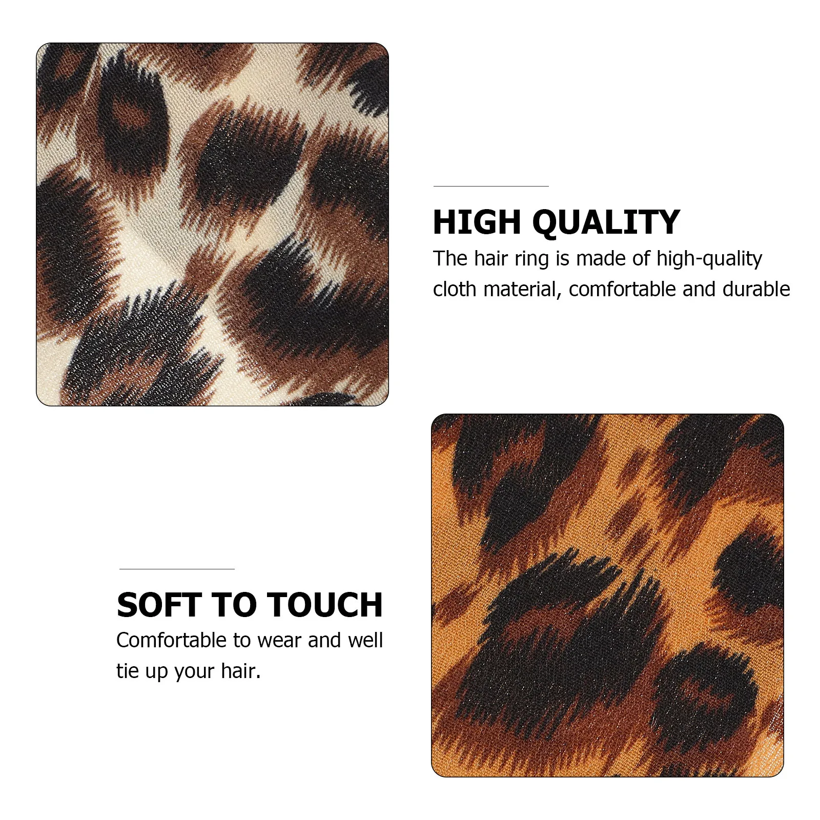 

Long Hair Tie Printing Scrunchies Fashionable Hair Rings Printing Headdress Decorative Headwear