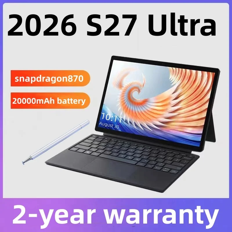 Original Tablet S27 Ultra 12 Inch 25GB RAM 2TB ROM tablet Android 15 Core Pad Tablet PC Phone Protective Case tablet android 태블릿