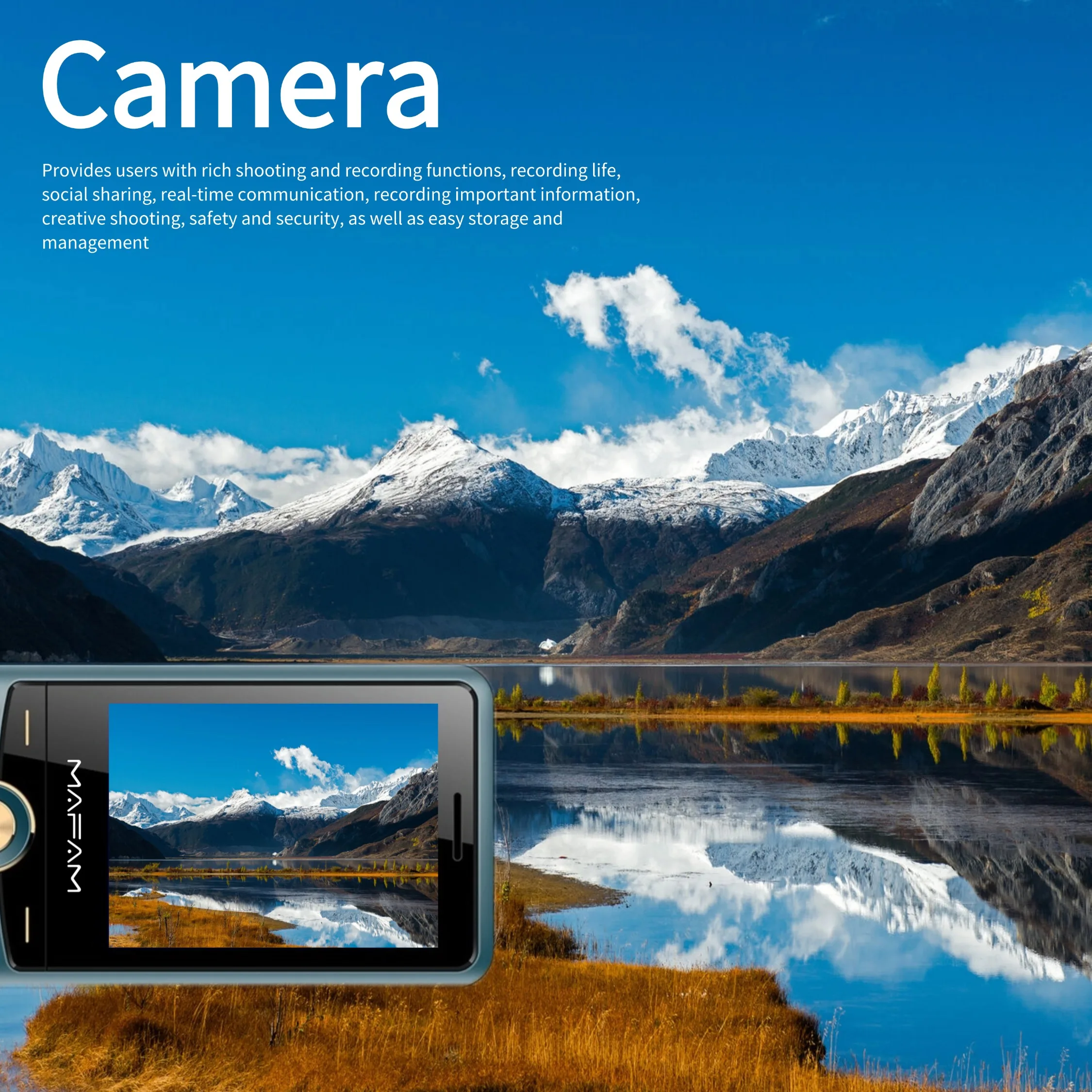 Mafam H7370 Low Price Triple SIM Slots Mobile Phone 2.8" Large Display Loud Voice Strong Torch Speed Dial Phone For The Elderly