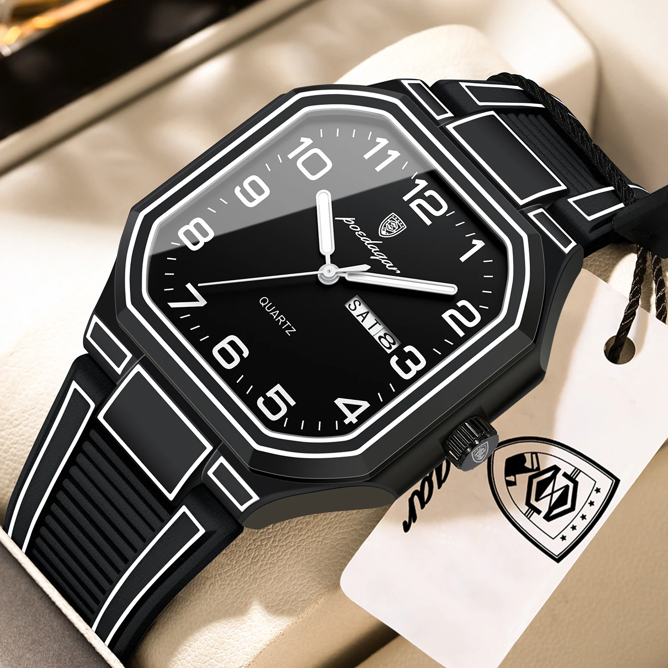 POEDAGAR Fashion Creative Men' - Luxury Watch Unique review and price