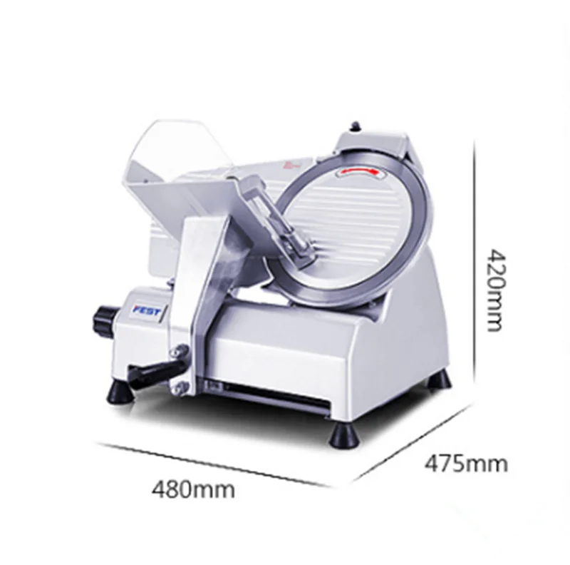 110V/220V Electric Meat Slicer  8 Inch Blade Electric Food Slicer Grinder Home Meat Slicer Cuting Machine