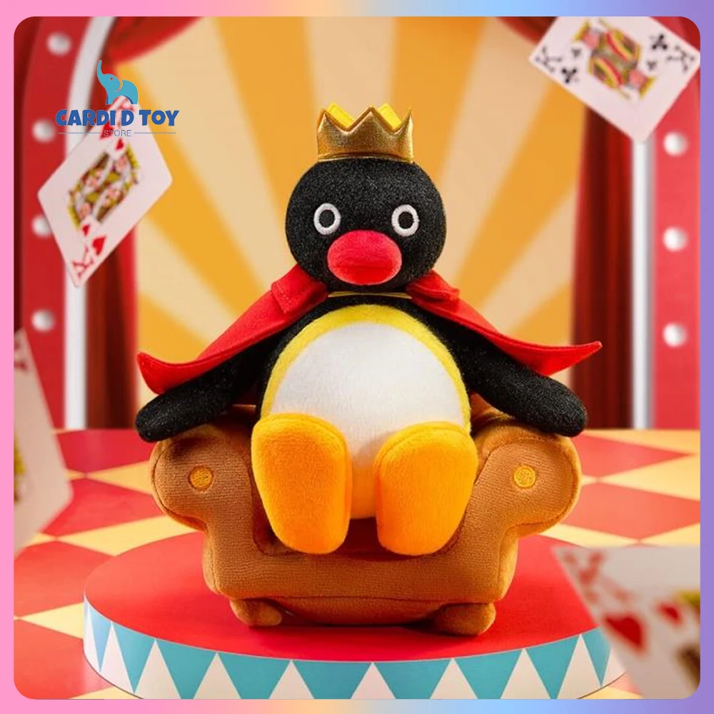 

New Pingu Blind Box King Pingu Anime Figures Mystery Box Pingu Transforming Mini-Theater Fun Blind Box Ornament Gift Toy