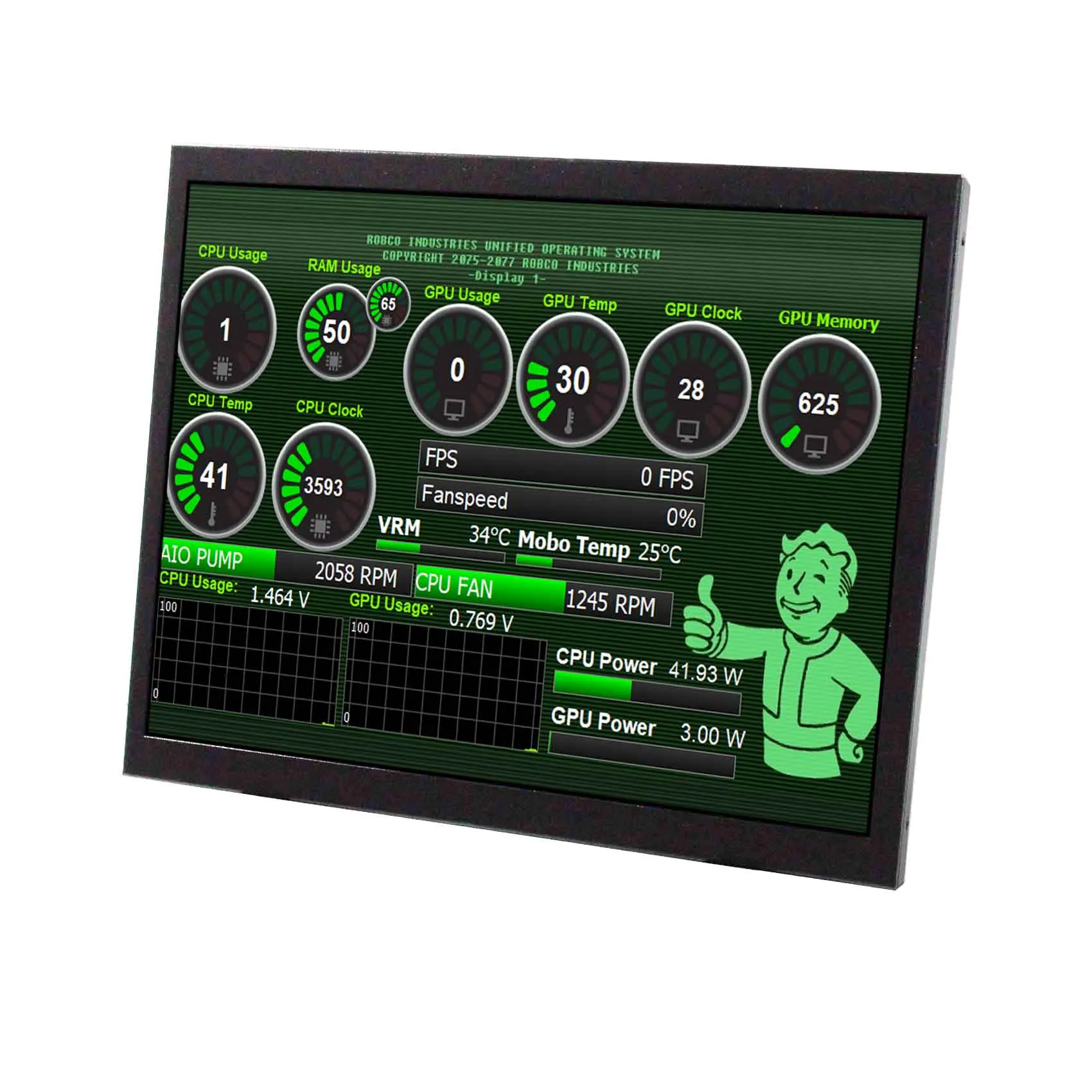 

9.7" 2048X1536 2K 4:3 IPS DIY LCD Monitor ,Dual Speakers