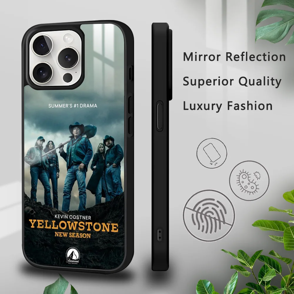 Y-Yellow S-Stone Phone Case For iPhone 16 15 14 13 12 11 Pro Xs Max Mini Plus Celulares Hard Funda