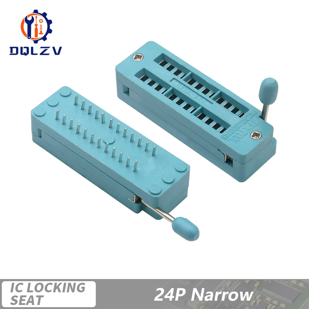 14 16 18 20 24 28 32 40 P Pin breit/schmal 2,54 mm grün DIP Universal ZIF IC Sockel Test Löttyp IC Lock Sitz Zif Sockel