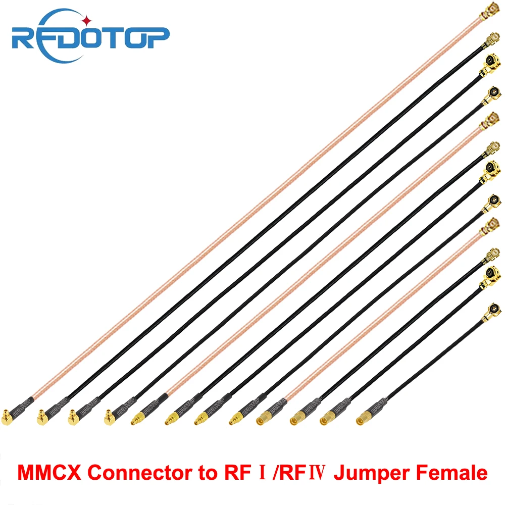 Wifi Radio Antenna RFⅠ Jumper MMCX Conector to uFL/IPX1/MHF4 Female 1st/4th Generation  Φ1.13/Φ1.37/RG178 Cable Pigtail IPX-MMCX