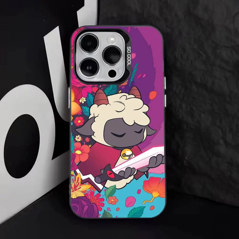 Game Cult Of The L-Lamb Phone Case For iPhone 17,16,15,14,13,12,11,Pro,Max,Plus,E,Air,Mini Black Tpu Cover