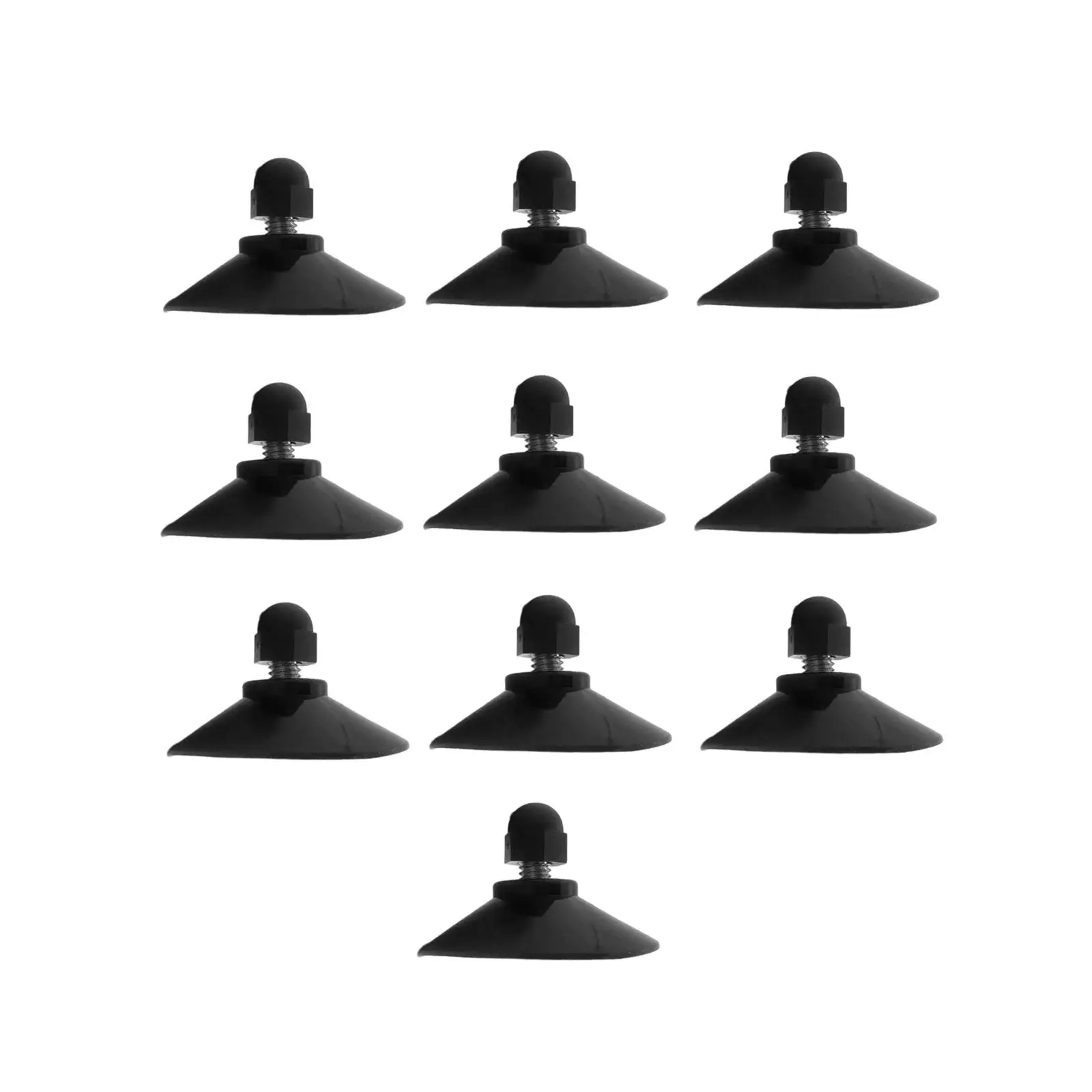 10 Pieces M6 Waterproof Easy Carrying Hanging String Lights Suction Cup with Screw Multifunction for Home Smooth Surface Mirror