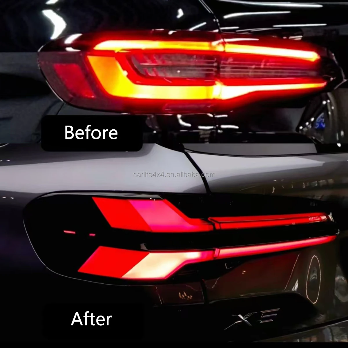 Car accessories for BMW G05 X5 2019 2020 2021 2022 2023 facelift to 2024 newest LED taillights high quality perfect fitment