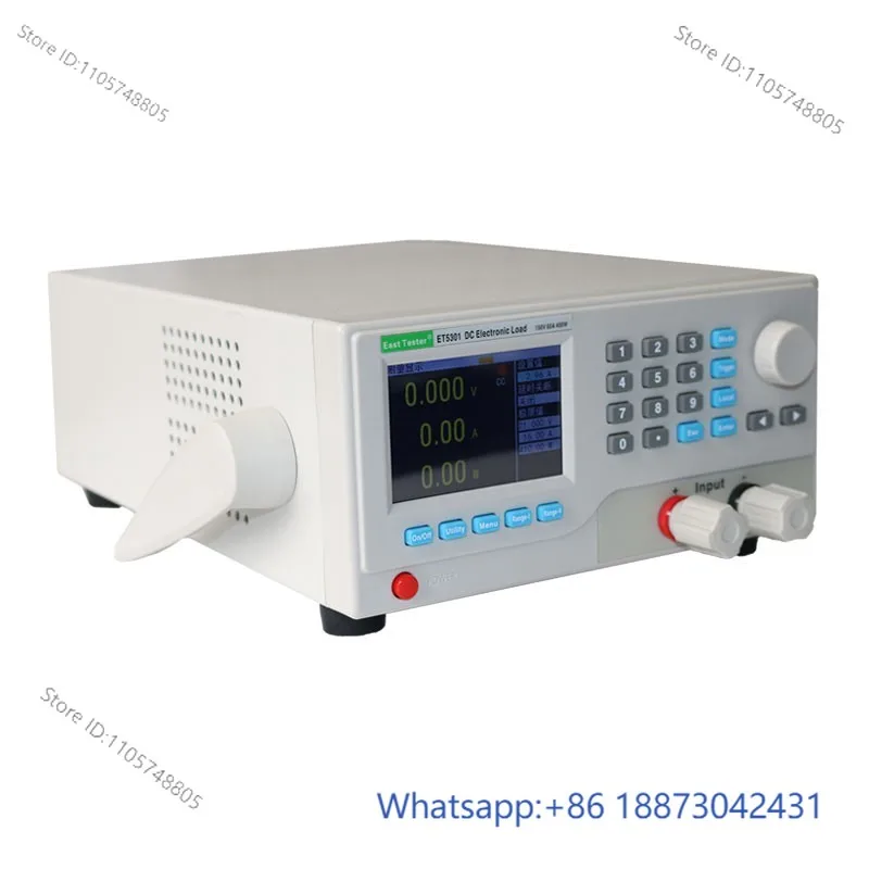 ET5301 Desktop Programmable DC Electronic Load Instrument Dual Channel Programmable Battery Capacity Internal Resistance Test
