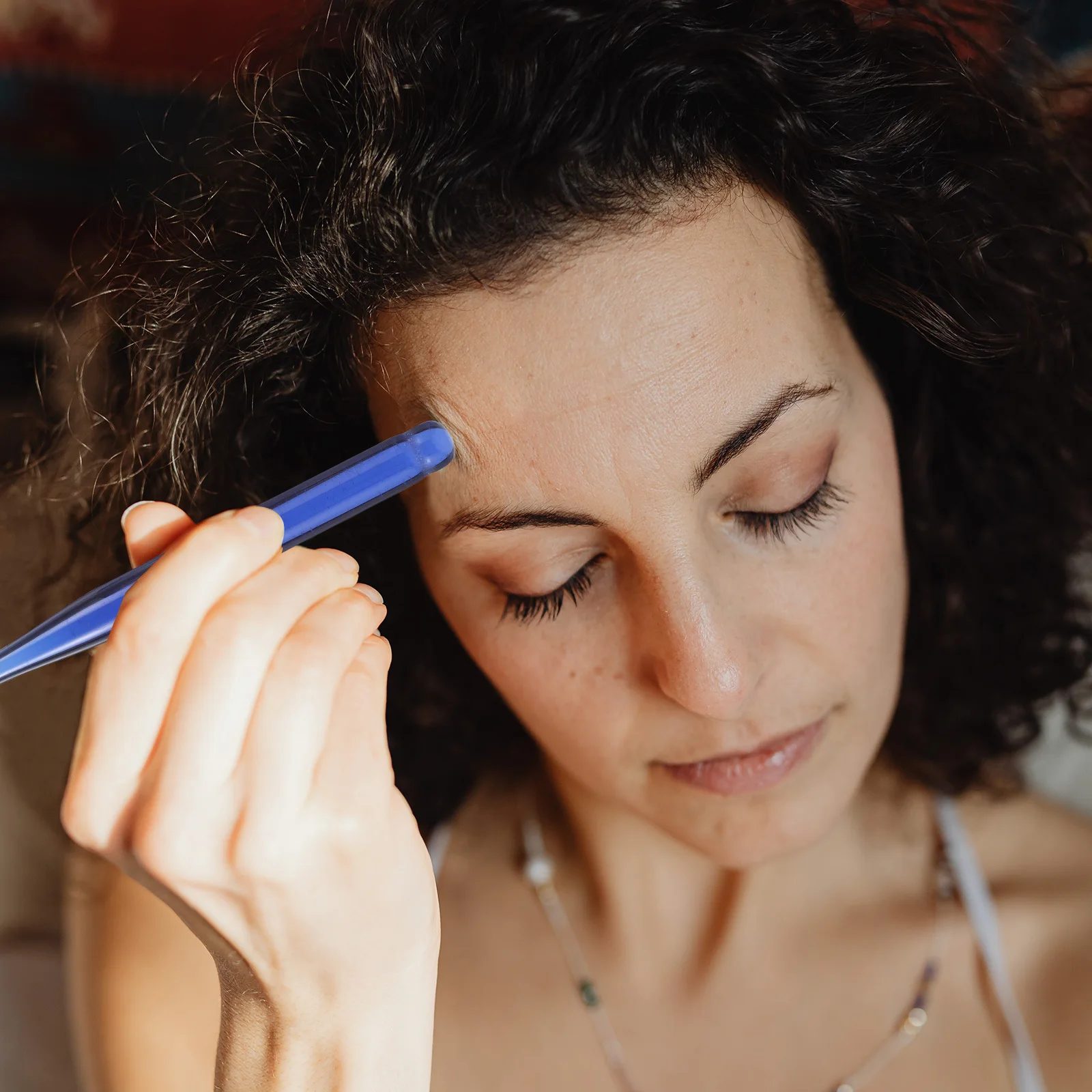 แท่งนวดหน้าคริสตัลกัวซา พกพาสะดวก สำหรับผิวหน้า ขนาด 120 มม. อุปกรณ์กัวซา